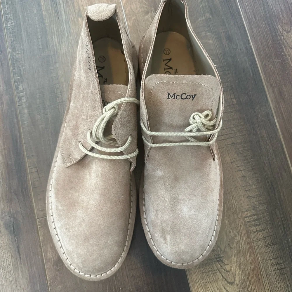 The Real McCoy Vellies‎ Chukka Boots Size 11 Beige